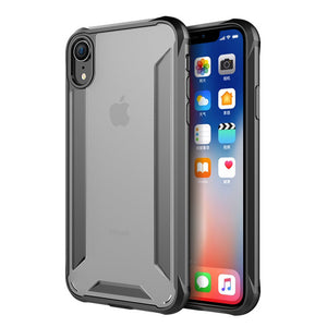 Phone Case - Luxury Matte Transparent Soft Silicone Edge Phone Case For iPhone X/Xr/XS/XS Max