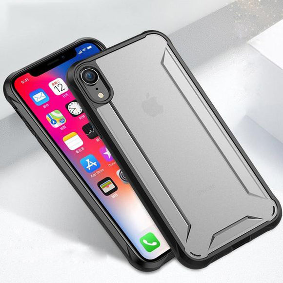 Phone Case - Luxury Matte Transparent Soft Silicone Edge Phone Case For iPhone X/Xr/XS/XS Max