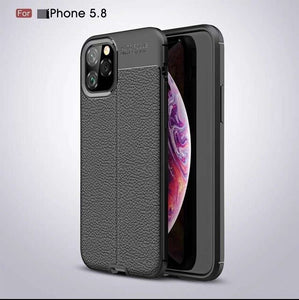 Case & Strap - Luxury Ultra Thin Shockproof Litchi Silicon Armor Case For iPhone 11 11 PRO 11 PRO MAX XS MAX XR X 8 7Plus 6 6s Plus