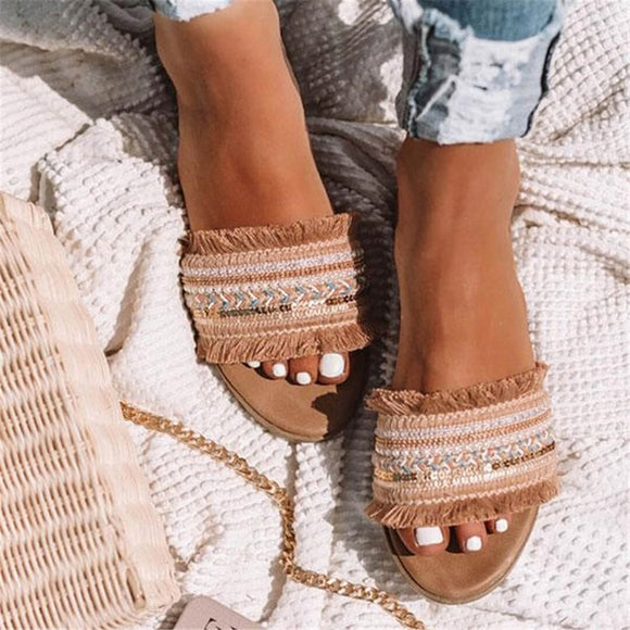 Women's Shoes - 2019 Summer New Women Flat Casual Sandals