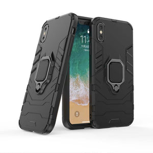 Kaaum Magnetic Car Armor Shockproof Case For iPhone