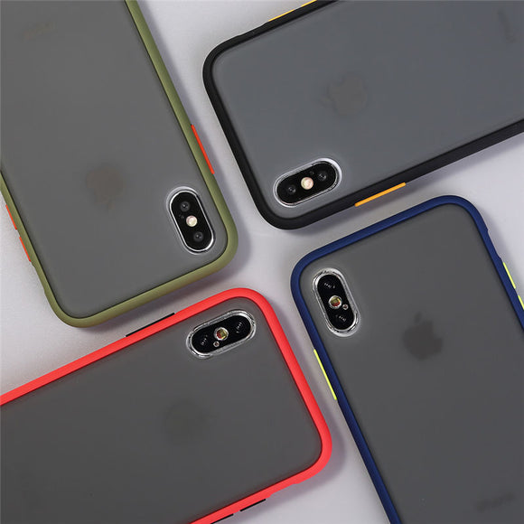 Transparent Matte Hard Iphone Case