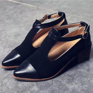 Kaaum Fashion Casual T-Strap Buckle Pumps（Buy 2 Got 5% off, 3 Got 10% off Now）