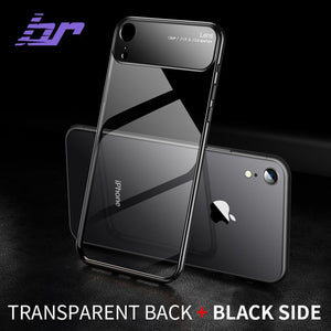 Phone Case - Luxury Lens Tempreed Glass Protective Phone Case For iPhone XS/XR/XS Max 8/7 Plus