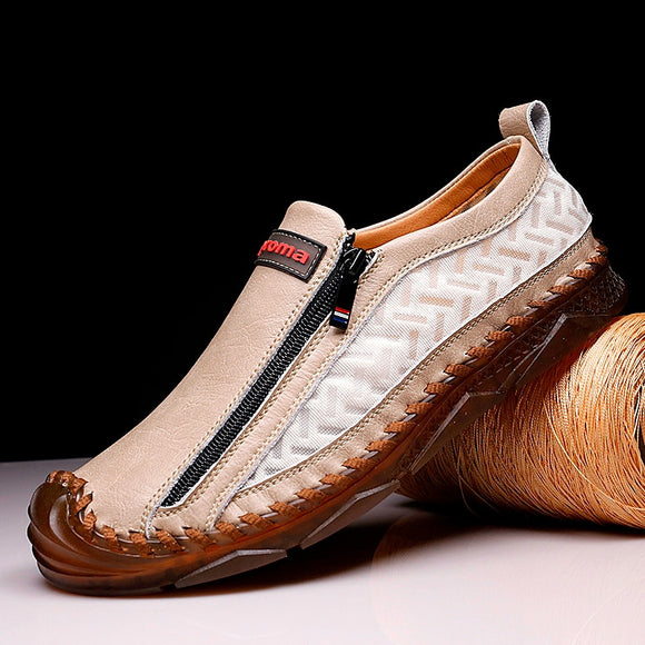 Breathable Slip on Leather Shoes