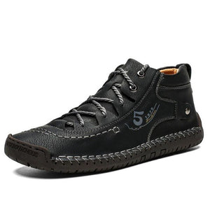 Men Quality Split Leather Snow Ankle Boots(BUY 2 GET 10% OFF, 3 GET 15% OFF)