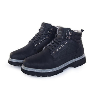 Shoes - High Quality Winter Snow Waterproof Leather Boots