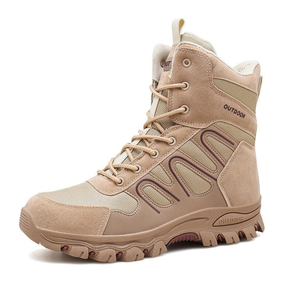 Kaaum Brand Men Military Force Tactical Desert Boots