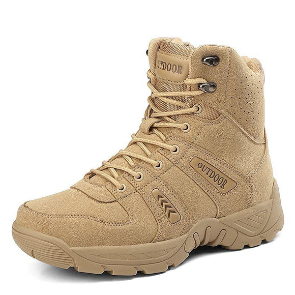 Kaaum Brand Men Military Tactical Desert Boots