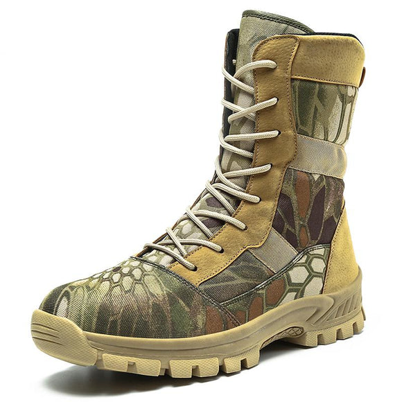Kaaum Brand Men's Military Camouflage Army Boots