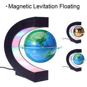 Home Decor - Magnetic Levitation Floating Globe Map LED Light Home Decoration