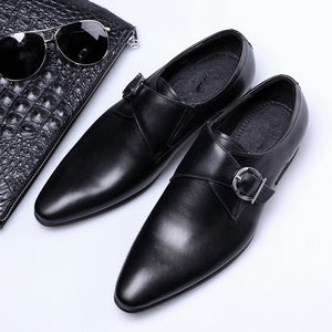 Autumn New arrival Men's Handmade Casual Clear Brogue Business Oxford Shoes