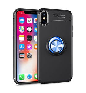 Car Magnetic Ring Phone Case For iPhone