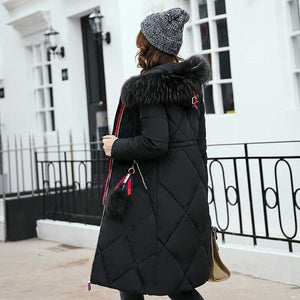 Women's Clothing - Women's Thickened Parka Slim Long Winter Jacket（Buy 2 Got 5% off, 3 Got 10% off Now)