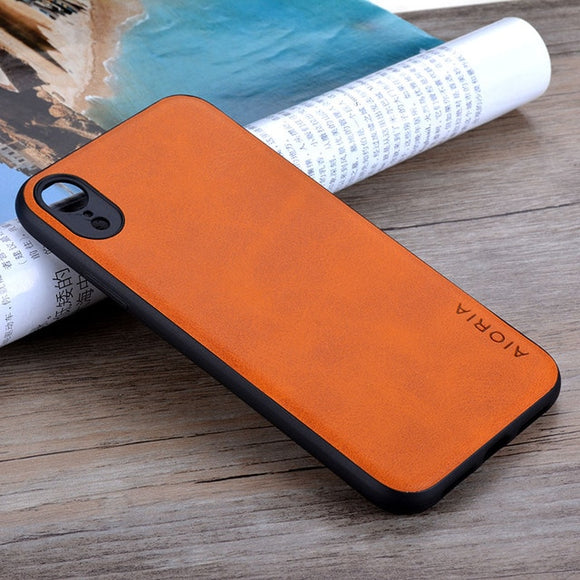 Phone Case - Luxury Vintage PU Leather Shockproof Phone Case For iPhone X/XS/XR/XS Max 8/7/6S Plus