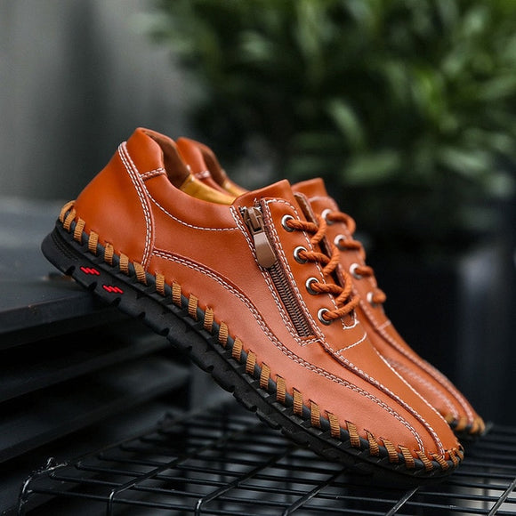 Shoes - High Quality Men's Genuine Leather Shoes Moccasins