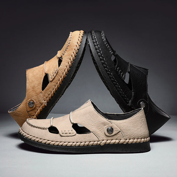Kaauml Men's Vintage Leather Casual Shoes