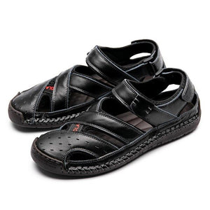 Kaaum Men's Summer Soft Comfortable Big Size Soft Outdoor Sandals