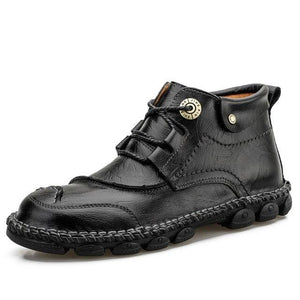 Classic Mens Leather Martin Boots