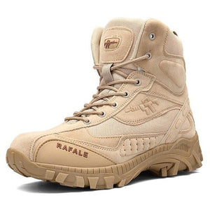 Kaaum Men Desert Tactical Outdoor Wear-resisting Army Boots