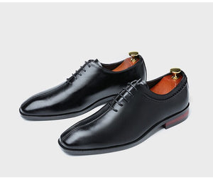 Men's Luxury Oxford Leather Dress Business Office Lace-Up Shoes(Buy 2 Get Extra 10% Off; Buy 3 Get Extra 20% Off)