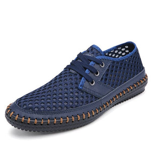 Kaaum-Breathable Men's Casual Shoes Summer Fashion Mesh