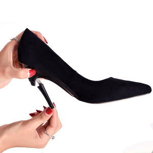Women's Shoes - Women Fashion Magic Adjustable Heels