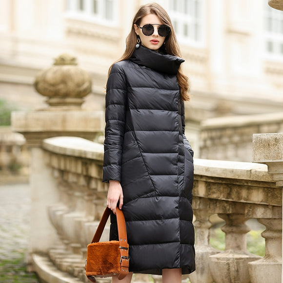 Down Coats - Long Casual Light Ultra Thin Warm Puffer Down Jacket