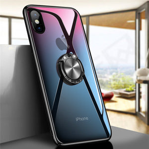 Armor Hybrid Magnetic Stand Case For iPhone X/XS/XSMax 6 6S 7 8 Plus