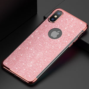 Phone Case - Luxury Fashion Glitter Plating Shockproof Phone Case For iPhone X/XS/XR/XS Max