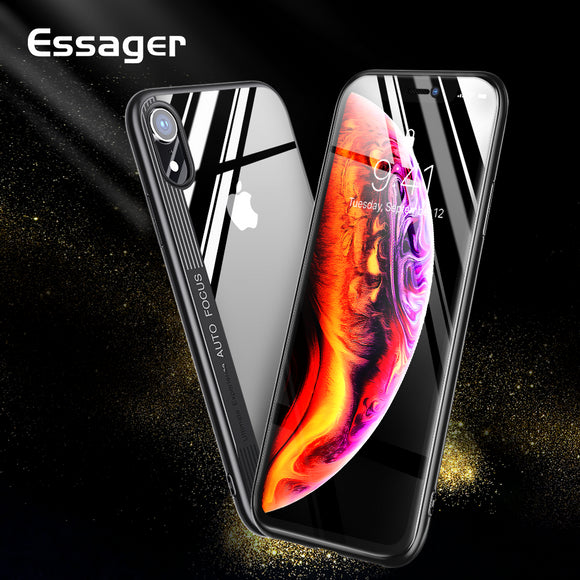 Luxury TPU + Hard PC Clear Cover For iPhone XSMax XS XR