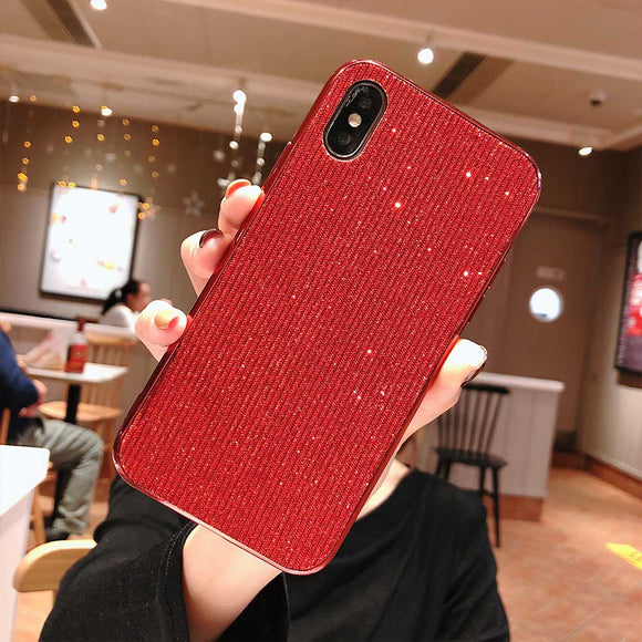 Luxury Fashion Cloth Glitter Phone Case For iPhone