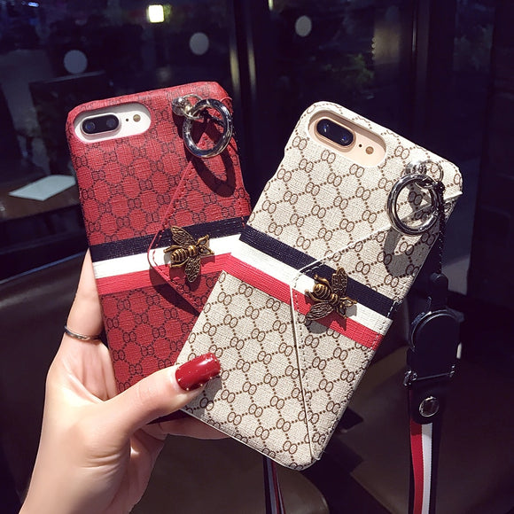 Luxury Fashion 3D Bee Case For iPhone X XR XS Max