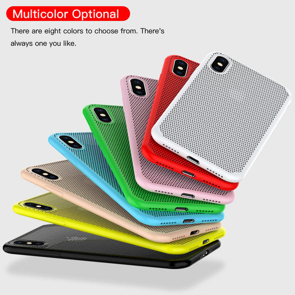 Breathing Mesh Phone Case For iPhone
