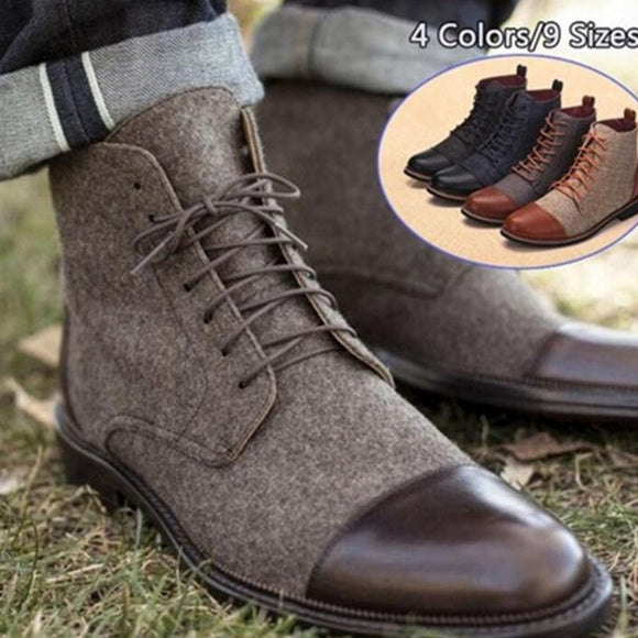 Men's Shoes - Spring Autumn Casual Business Ankle Boots