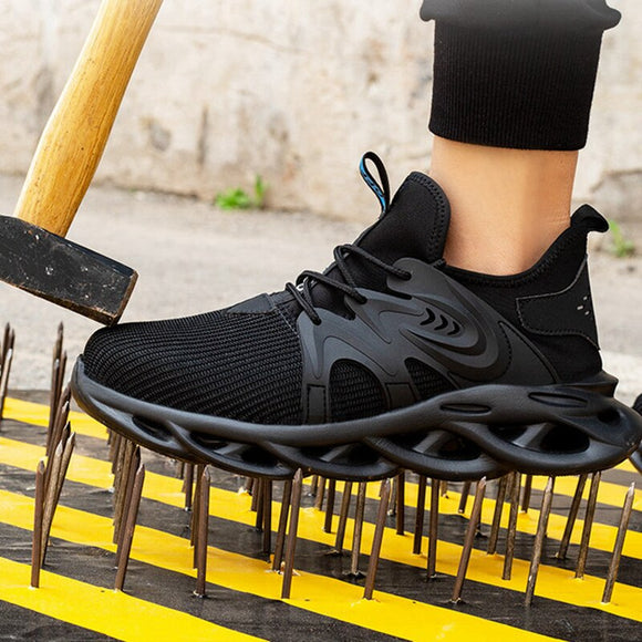 Men Safety Steel Toe Cap 100% Breathable Work Shoes(BUY 2 GET 10% OFF, 3 GET 15% OFF)