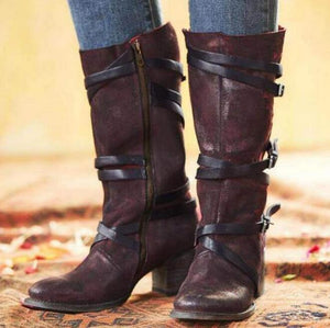 Shoes - Fashion Vintage Women's Knee High Boots