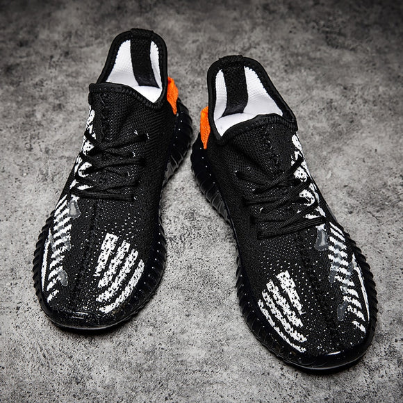 Fly Woven Cutout Fluorescence Breathable Yeezy Shoes