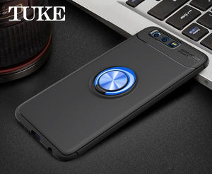 Hybrid Dual Layer 360 Degree Rotating Ring Kickstand Protective Magnetic Case for Samsung