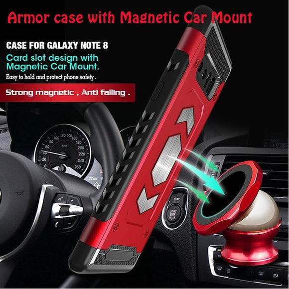 Armor Hybrid Car Magnetic Suction Bracket Cases( No Magnetic Car Mount )