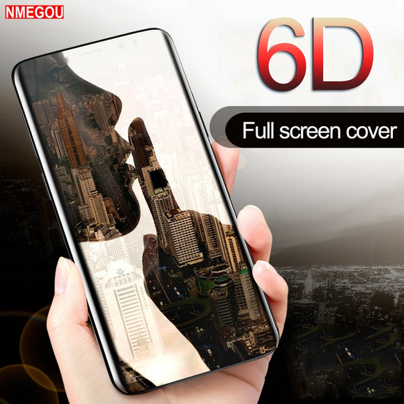 Phone Accessories - 6D Curved Glass Full Cover Screenprotector Guard Film For Samsung Galaxy