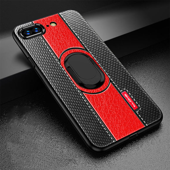 Phone Accessories - 2019 Luxury Magnetic Suction Bracket Finger Ring Soft Case For iPhone
