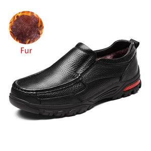 Kaaum Winter& Autumn Genuine Leather Men Casual Shoes(Extra Buy 2 Get 5% OFF, 3 Get 10% OFF)