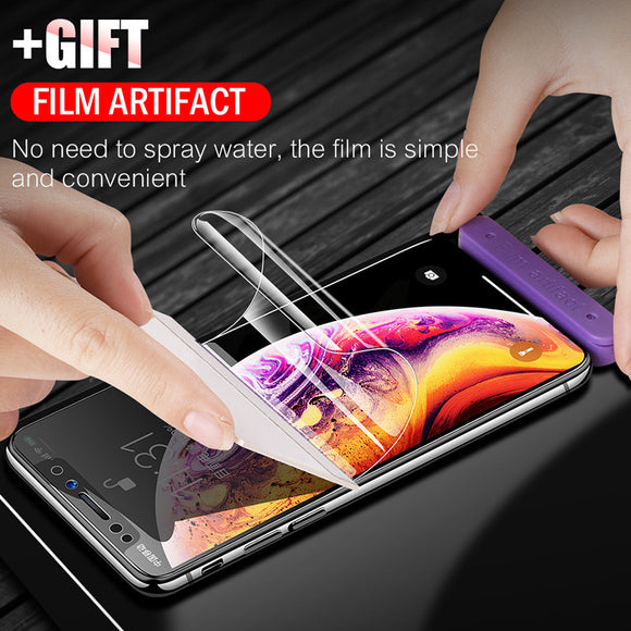 Phone Accessories - 6D Full Curved Edge Screen Protector 0.17mm Soft Hydrogel Film For iPhone XS Max X XR XS