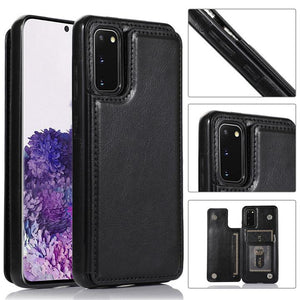 Kaaum Retro PU Leather Flip Wallet Holder Cover For Samsung Galaxy S20/10(Buy 2 Get 10% OFF,Buy3 Get 15% OFF)