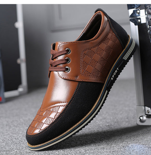 Kaaum Top Quality Men Slip-on Comfy Leather Shoes