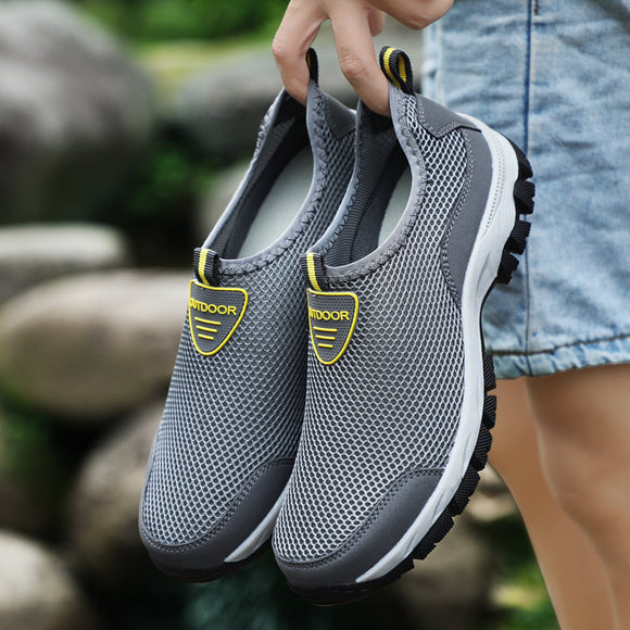 Kaaum New Summer Men's Breathable Slip-on Outdoor Casual Shoes