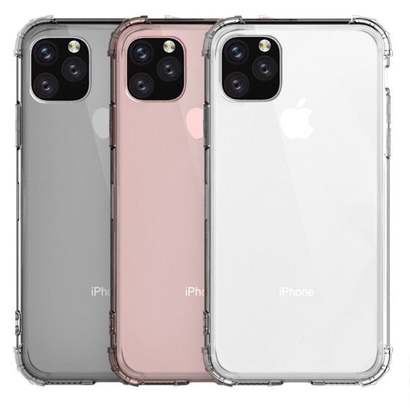 Kaaum Luxury Clear Shockproof Soft Silicone Transparent Case For iPhone