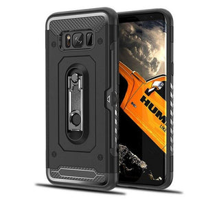 Phone Case - Luxury Armor Wallet Slot Shockproof Stand Hold Cover for Samsung Galaxy S8 S9 Plus Note 8 9