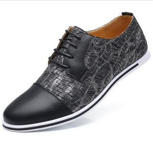 High Quality Mens Lace-up Leather Casual Shoes